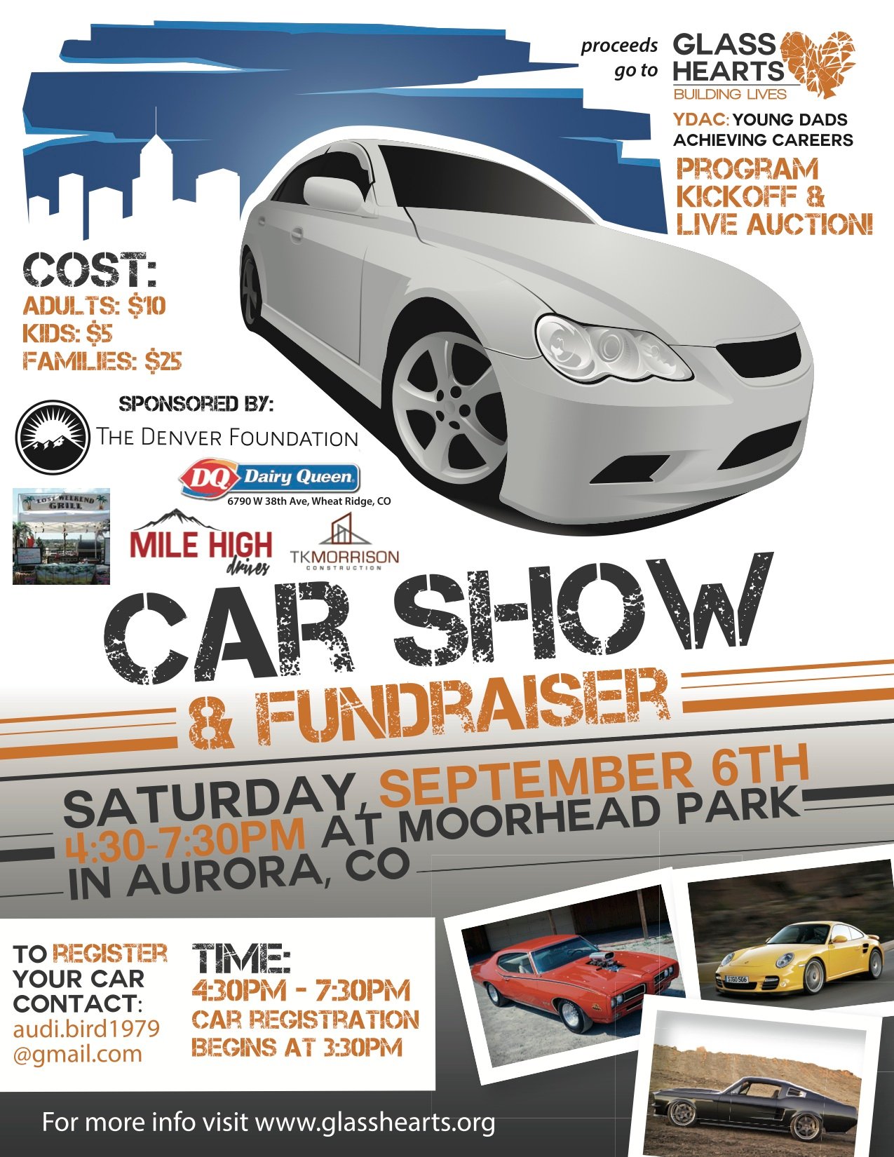 Car Show & Fundraiser — Glass Hearts